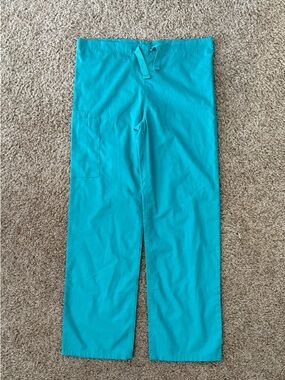 Cherokee Green Drawstring Medical Scrub Pants XS